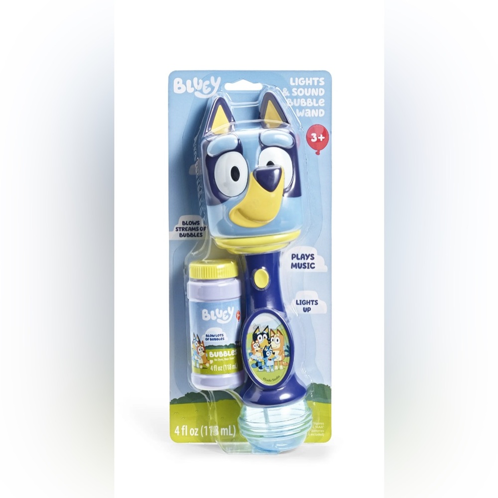 Little Kids Inc. Bluey Light & Sound Bubble Wand
